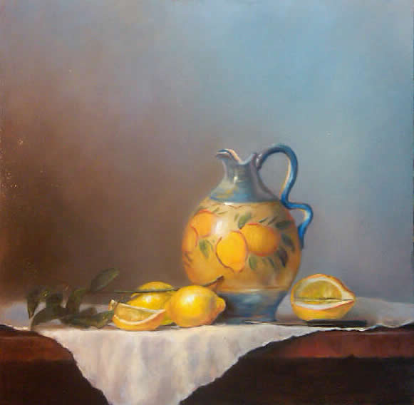 lemons italian pitcher with lemons country lemonade